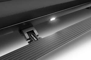 Chevrolet Suburban Running Boards - Driver + Passenger Sides - Go Rhino - VoltStep Electric (E1) - Textured Black - `15-`20